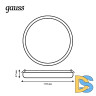 Встраиваемый светодиодный светильник Gauss Frameless круг 967511224