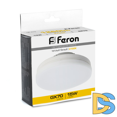 Лампа светодиодная Feron LB-472 GX70 15W 2700K 48303