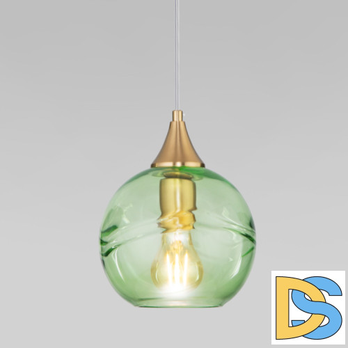 Подвесной светильник Eurosvet Lotus 50221/1 зеленый