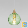 Подвесной светильник Eurosvet Lotus 50221/1 зеленый