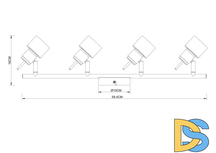 Спот Arte Lamp ALMACH A1906PL-4WH