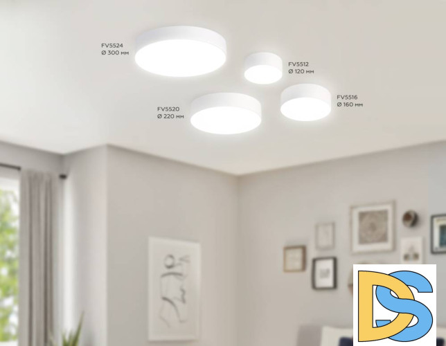 Потолочный светильник Ambrella Light Orbital Air Alum FV5520