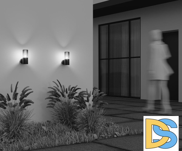 Уличный настенный светильник Maytoni Amas O432WL-01GF