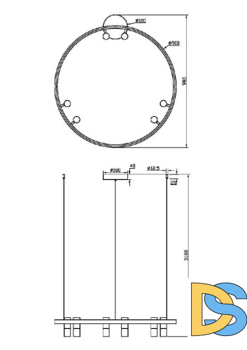 Подвесная люстра Maytoni Satellite MOD102PL-L42WK