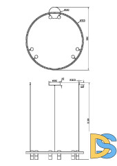 Подвесная люстра Maytoni Satellite MOD102PL-L42WK