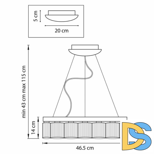 Подвесная светодиодная люстра Lightstar Nibbler 812126