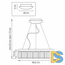 Подвесная светодиодная люстра Lightstar Nibbler 812126
