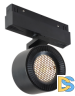 Трековый магнитный светильник iLedex Vision 4822-010-D82-12W-38DG-4000K BK (WALL WASHER)