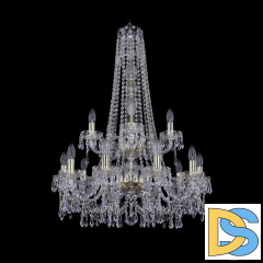 Подвесная люстра Bohemia Ivele Crystal 1403/10+5/240/h-92/2d G