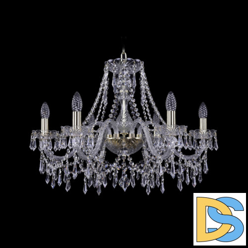 Подвесная люстра Bohemia Ivele Crystal 1403/6/240 G