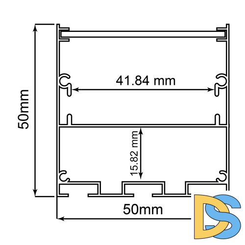 Профиль накладной Feron CAB269 48121