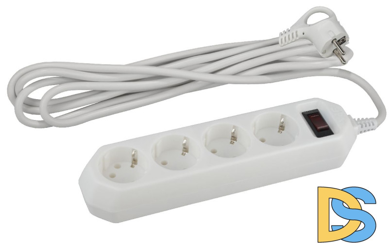 Сетевой фильтр Эра USF-M-4es-1.5m-W Б0019741