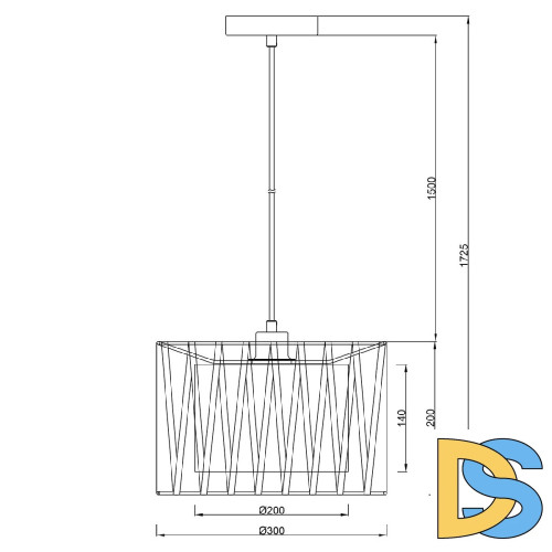 Подвесной светильник Escada Zambeze 10181/1S