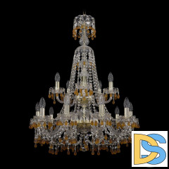 Подвесная люстра Bohemia Ivele Crystal 1410/10+5/240/XL-91/2d G V1003