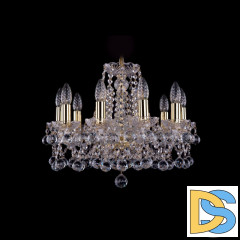 Подвесная люстра Bohemia Ivele Crystal 1413/10/165 G Balls