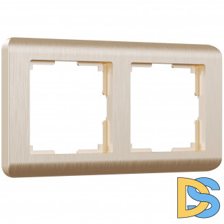 Рамка на 2 поста (шампань) W0022111