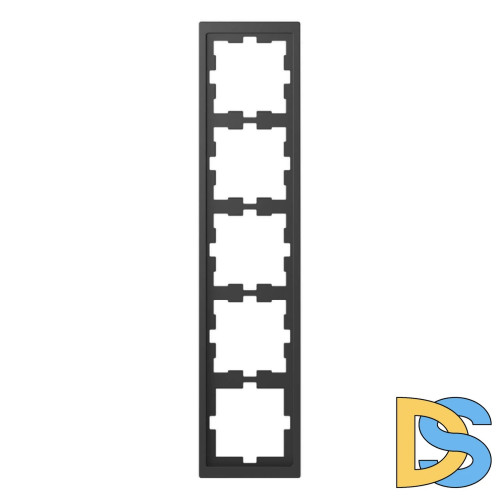 Рамка 5-постовая Schneider Electric Merten D-Life MTN4050-6534