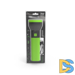 Ручной светодиодный фонарь Gauss аккумуляторный 200х65 150 лм GF203