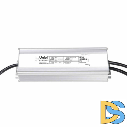 Блок питания Uniel 24V 400W IP67 33,3A UET-L50 400W/DC24V IP67 UL-00008438