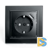 Розетка 1-местная с USB Stekker PST16-9011-03 с защитной шторкой 39480
