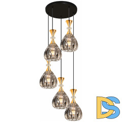 Подвесная люстра Reluce 09015-0.9-05 SMOKE