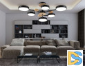 Люстра на штанге Ambrella Light Linetech Comfort FL4863