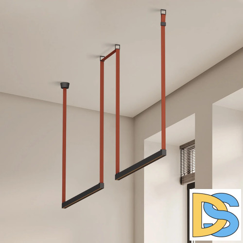 Трековый однофазный светильник Denkirs Belty grill DK5570-BK