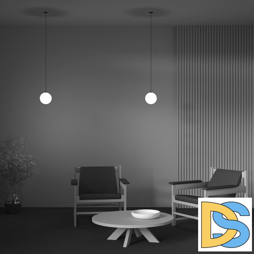 Подвесной светильник Maytoni Luna P039PL-5W3K-10INS-B