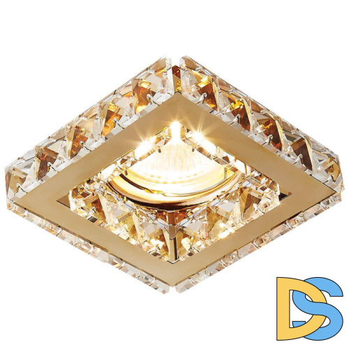 Встраиваемый светильник Ambrella Light Crystal K110 CL/G