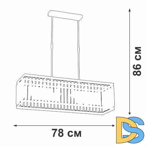 Люстра на штанге Vitaluce V5881-8/6PL