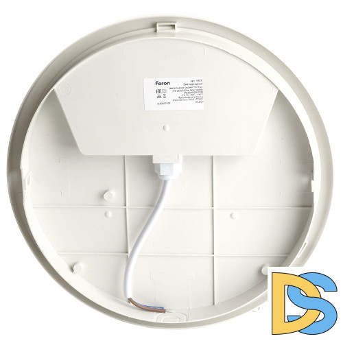 Настенно-потолочный светильник Feron 51513 Светодиодный светильник серии TR ЖКХ Круг 18Вт, 4000К, опал, IP65