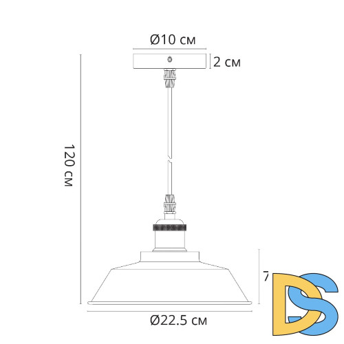 Подвесной светильник Arte Lamp Cappello A7038SP-1BK