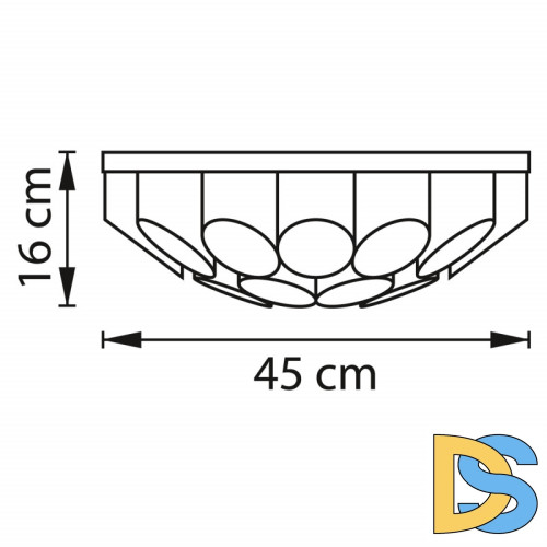 Потолочная люстра Lightstar Siena 720227