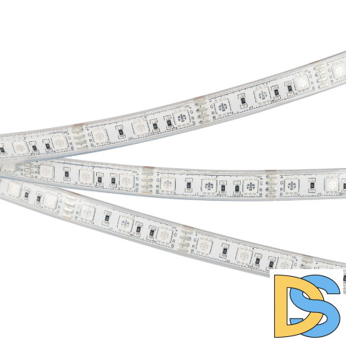 Светодиодная лента герметичная Arlight RTW-PU-B60-12.5mm 12V RGB (14.4 W/m, IP68, Wire 2m, 5m) 029599(3)