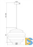 Подвесной светильник Maytoni Ruche P078PL-01BL