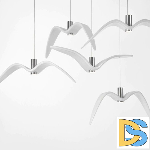 Подвесной светильник ImperiumLoft Brokis Night Birds 183500-22