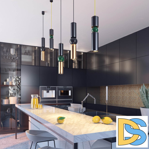 Подвесной светодиодный светильник Odeon Light Sakra 4075/5L