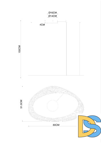 Подвесная люстра Arte Lamp Cinta A1847SP-46BK
