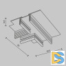 Т-образный коннектор встраиваемый Maytoni Basity TRA172CT-12B
