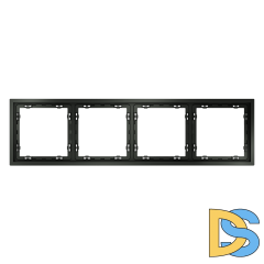 Рамка пластиковая VOLTUM S70 на 4 поста, (титан)