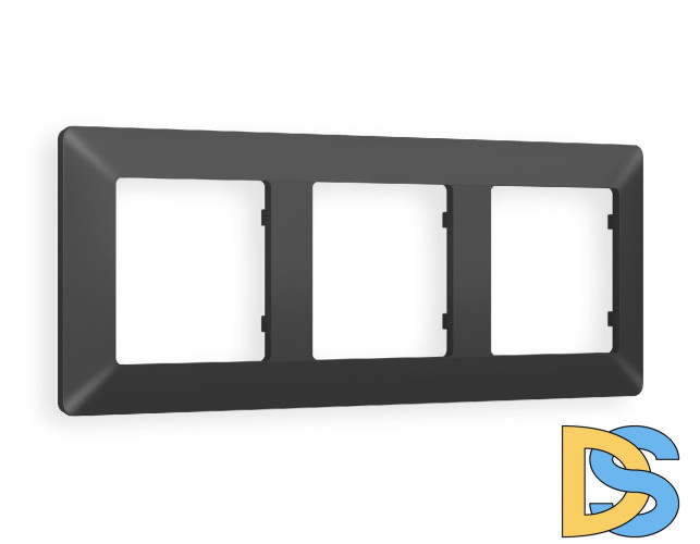 Рамка трехместная Ambrella Volt Line AF110803