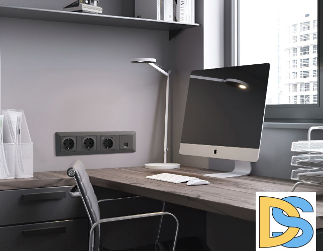 Рамка трехместная Ambrella Volt Line AF110803