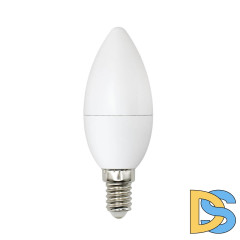 Лампа светодиодная (UL-00001570) Uniel E14 6W 4000K матовая LED-C37-6W/WW+NW/E14/FR PLB01WH