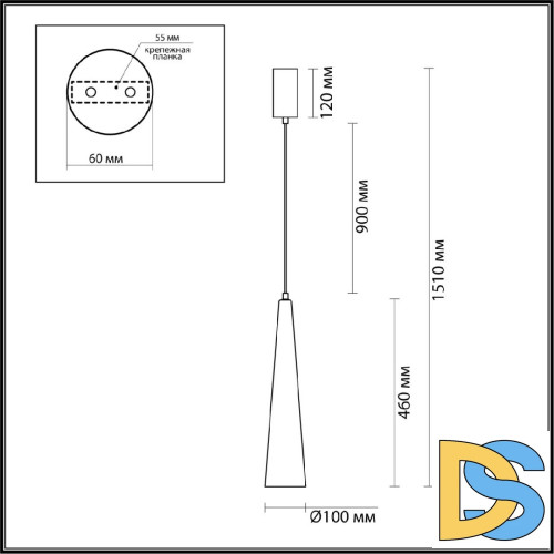 Подвесной светильник Odeon Light Lump 5044/12L