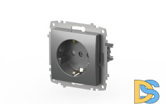Розетка с заземлением и защитой от детей ELBI Zena Vega 609-011000-243