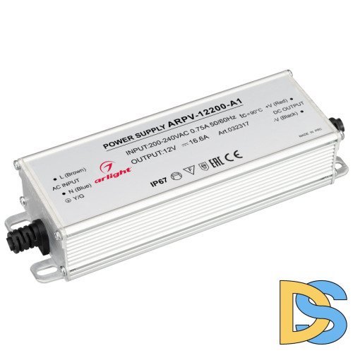 Блок питания Arlight ARPV-12200-A1 (12V, 16.6A, 200W) 032317