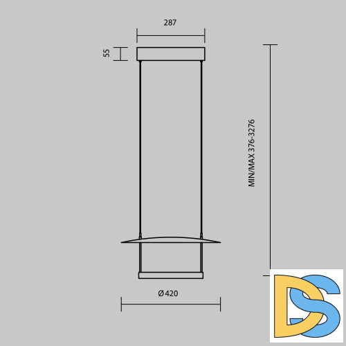 Подвесной светильник Maytoni Ambience MOD280PL-L23B3K1