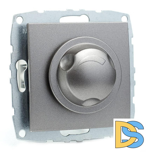 Светорегулятор Mono Electric Despina-Larissa 800Вт 10А 220В-250В антрацит 500-002405-134