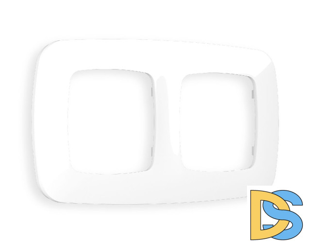 Рамка двухместная Ambrella Volt Ecta OF140102