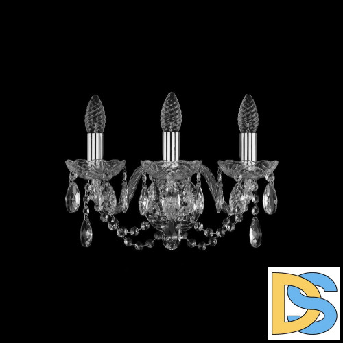 Бра Bohemia Ivele Crystal 1402B/3/141 Ni